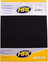 HPX schuurpapier - set van 4 vellen - P80 x 1/P120 x 2/P180 x 1 - 230 x 280 mm
