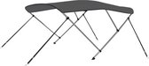 vidaXL Toit bimini à 3 arcs 183 x 160 x 137 cm Anthracite