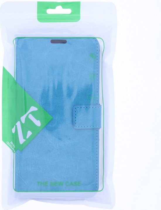 Oppo Find X5 Lite Bookcase Turquoise - étui portefeuille - ZT Accessoires