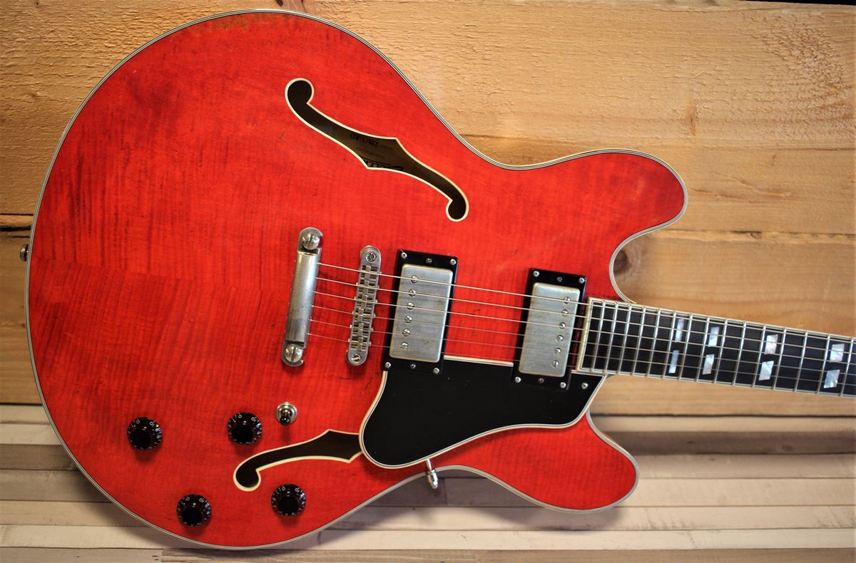 Eastman T59/v Antique Red - Elektrische gitaar - rood