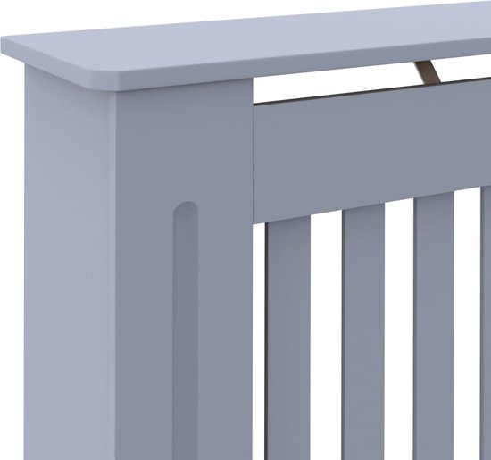 vidaXL Radiatorombouw 112x19x81.5 cm MDF wit