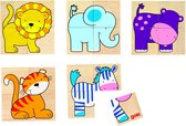 Goki Memo And Puzzle: Animaux sauvages 20 pcs
