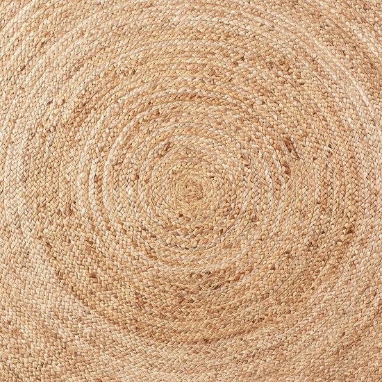 Fine Asianliving Tapis Oriental Handgemaakt Main Jonc Naturel Dia.100cm