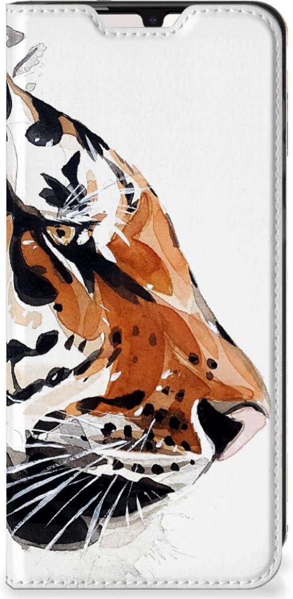 Bookcase Samsung Galaxy A33 5G Watercolor Tiger