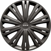 wieldoppen Giga 13 inch ABS antraciet set van 4