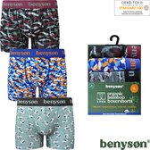 Benyson Bamboe Onderbroek - Boxershort 3-pack Mix - Maat M