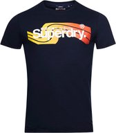 Superdry - Heren T-Shirt - Cali - Slimfit - Navy