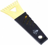 ijskrabber 18 x 7,5 cm geel/zwart
