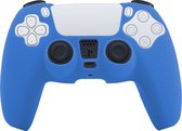 Hoesje geschikt voor Playstation 5 controller - Mobigear - Classic Serie - Siliconen Hoesje - Blauw