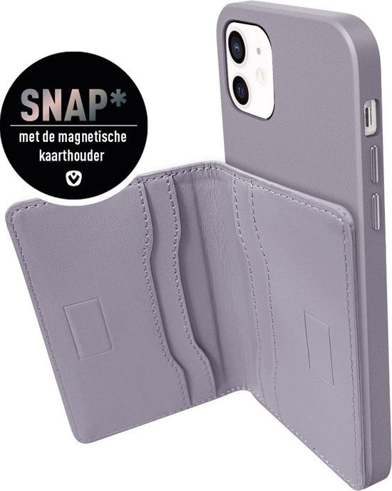 Valenta - Back Cover Snap Luxe - Paars - iPhone 12 Mini