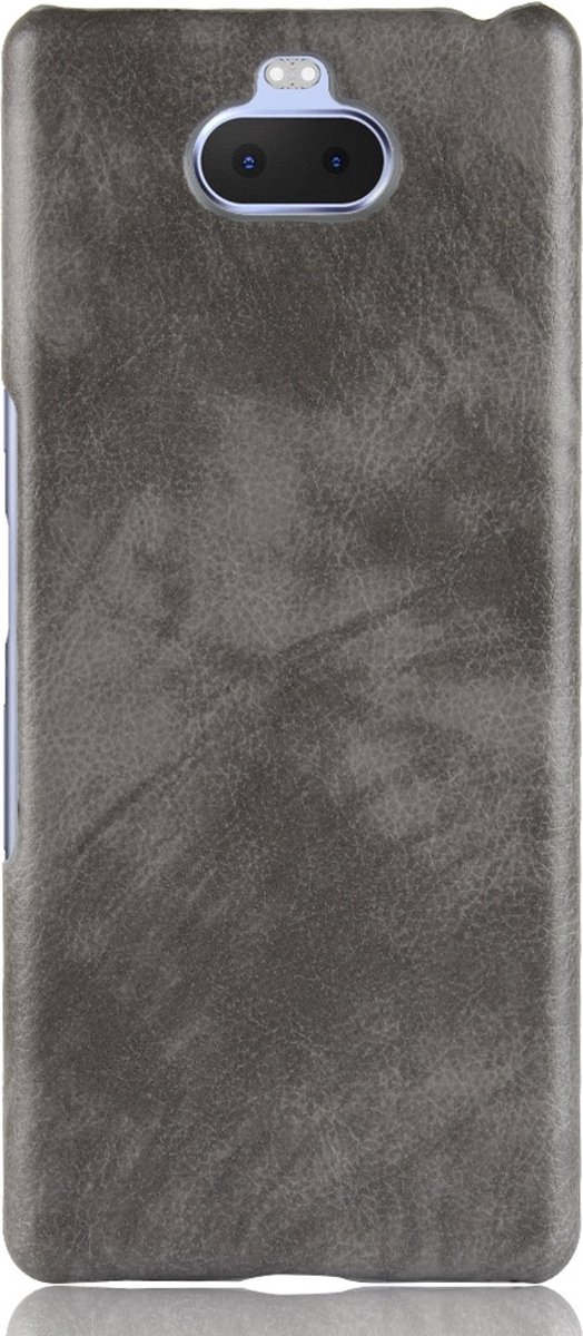 Mobigear Hoesje geschikt voor Sony Xperia 10 Plus Telefoonhoesje Hardcase | Mobigear Excellent Backcover | Xperia 10 Plus Case | Back Cover - Grijs
