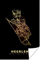 Affiche Heerlen - Plan de la ville - Carte - Carte - Pays Nederland - 80x120 cm