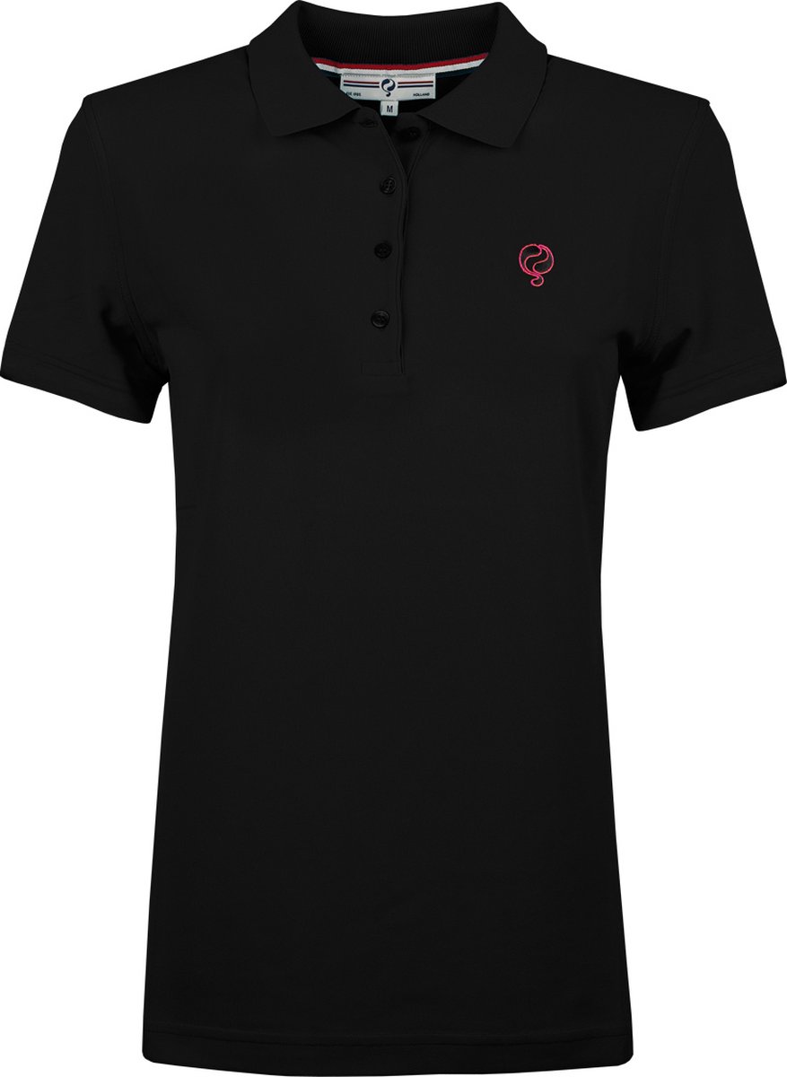 Dames Polo Square - Zwart