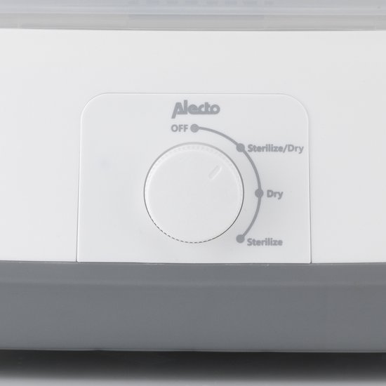 Alecto BF55 - Elektrische Stoomsterilisator met Droogfunctie - Wit