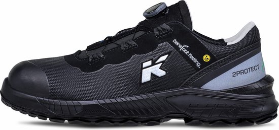 Foto: Hks barefoot feeling bfs 40 boa s3 werkschoenen veiligheidsschoenen safety shoes laag heren composiet metaalvrij antislip esd lichtgewicht vegan maat 47