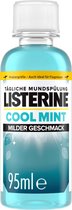 Listerine Bain de bouche Cool Mint Saveur Douce Format Voyage, 95 ml