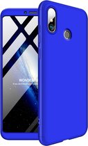 Mobigear Hoesje geschikt voor Xiaomi Mi Max 3 Telefoonhoesje Hardcase | Mobigear TriGuard Backcover | Mi Max 3 Case | Back Cover - Blauw