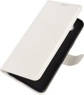Mobigear Telefoonhoesje geschikt voor LG K51s Hoesje | Mobigear Classic Bookcase Portemonnee | Pasjeshouder voor 3 Pasjes | Telefoonhoesje voor Pinpas / OV Kaart / Rijbewijs - Wit
