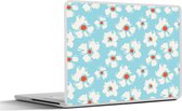 Sticker ordinateur portable - 10,1 pouces - Aquarelle - Fleurs - Motif