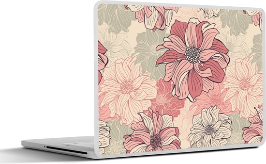 Autocollant pour ordinateur portable - 13,3 pouces - Motif - Bloem - Design - Années 1920