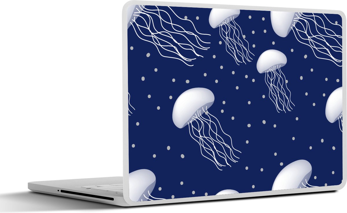 Laptop sticker - 11.6 inch - Patronen - Water - Kwal - Jongens - Kinderen - Kids - Baby - 30x21cm - Laptopstickers - Laptop skin - Cover
