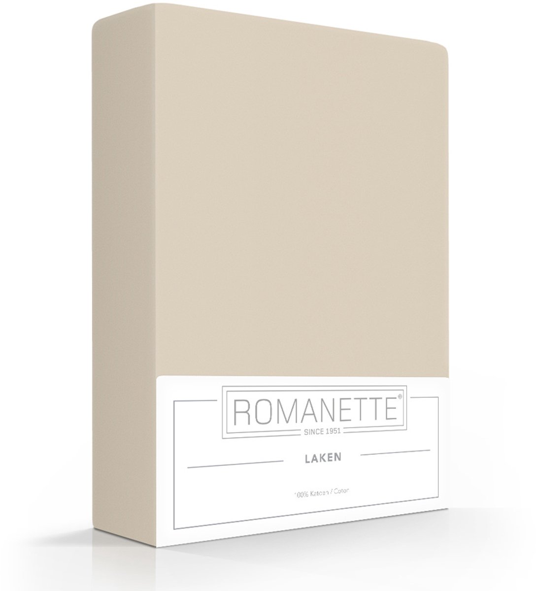 Romanette Laken Katoen Camel - 240 x 260 cm - [Beige]