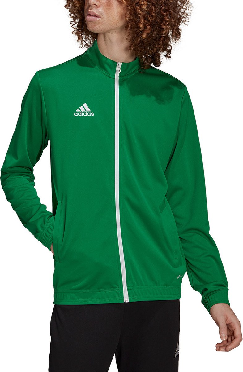 adidas - Entrada 22 Track Jacket - Groene Jas heren-XL