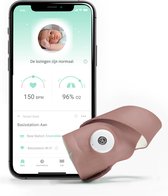 Bol.com Owlet Smart Sock 3 - Babymonitor met Zuurstof- & Hartslagmeter (0-18 maanden) - Roze aanbieding
