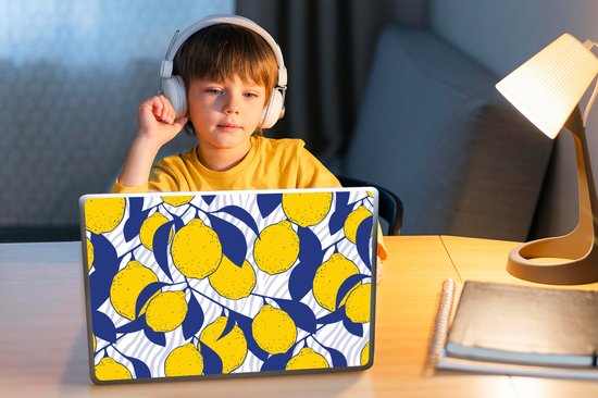 Sticker ordinateur portable - 10,1 pouces - Citroen - Zebra - Fruit - Motifs