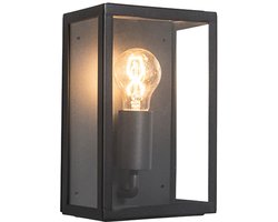 Qazqa Rotterdam - Buitenlamp - Wandlamp - Zwart