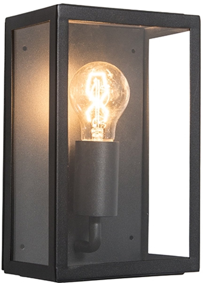 Bol.com Qazqa Rotterdam - Buitenlamp - Wandlamp - Zwart aanbieding