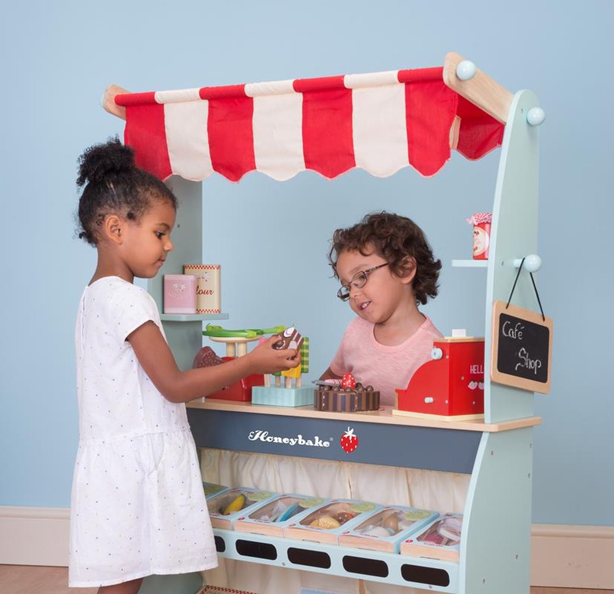 Le Toy Van - Eetkaffee en winkeltje Honeybake - Houten kinderkeuken — afbeelding 12