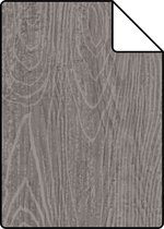 Proefstaal Origin Wallcoverings behang houten planken met nerf taupe - 347556 - 26,5 x 21 cm