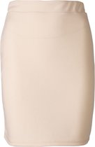 Dames korte rok  beige | Maat 164 (M)