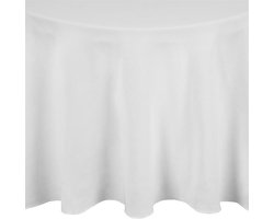 Mitre Essentials OcCASions Rond Tafelkleed Wit - Mitre Essentials GW442