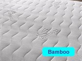 Korter model - 1-Persoons  Bamboo matras 3D - MICRO POCKET Polyether 7 ZONE 21 CM - Gemiddeld ligcomfort - 80x180/21