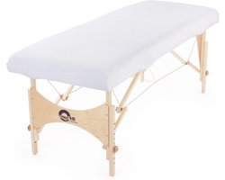Welltouch overtreklaken - katoen - wit - L