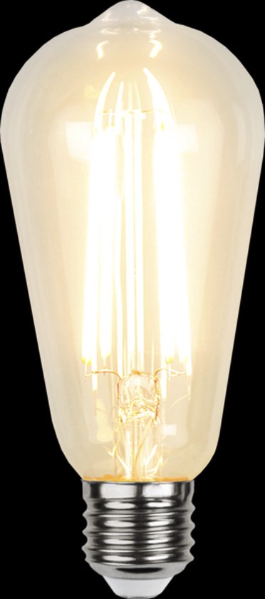 Edison Sensorlamp dag/nacht - Filament 4W -Super Warm Wit (< 2200K) -Niet dimbaar -Schemersensor