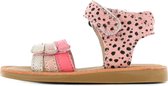 Shoesme sandalen met roze dotprint