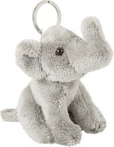 Porte-clés peluche éléphant gris 10 cm - Porte-clés animaux peluches éléphant- Jouets pour enfants