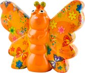 Pomme pidou Vlinder Bibi - Spaarpot - Medium - Butterfly Dream Vividorange