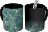 Magische Mok - Foto op Warmte Mokken - Abstract - Marmer print - Verf - Patronen - Magic Mok - Beker - 350 ML - Uitdeelcadeautjes
