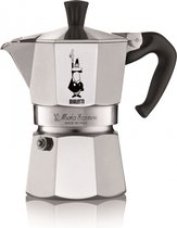 percolator Moka Express 130 ml aluminium zilver