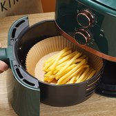 AirFryer Wegwerpbakjes XXL en XL - Tot 220º - Olie Afstotend - AirFryer Bakpapier 50 stuks - 16 cm
