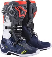 Alpinestars Tech 10 Donkergrijs Donkerblauw Fluo Rood 14