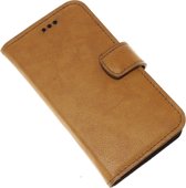 Made-NL Handgemaakte ( Samsung Galaxy S21FE ) book case Licht bruin soepel leer