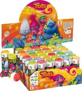 4x Flacons à bulles Trolls avec jeu 60 ml pour enfants - Trolls - Distributeurs de jouets - Grab bag speelgoed