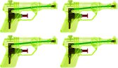6x Waterpistool/waterpistolen groen 13 cm
