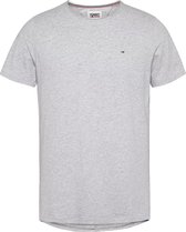 Tommy Hilfiger - Heren Tee SS Classics Slim Fit Shirt - Grijs - Maat M