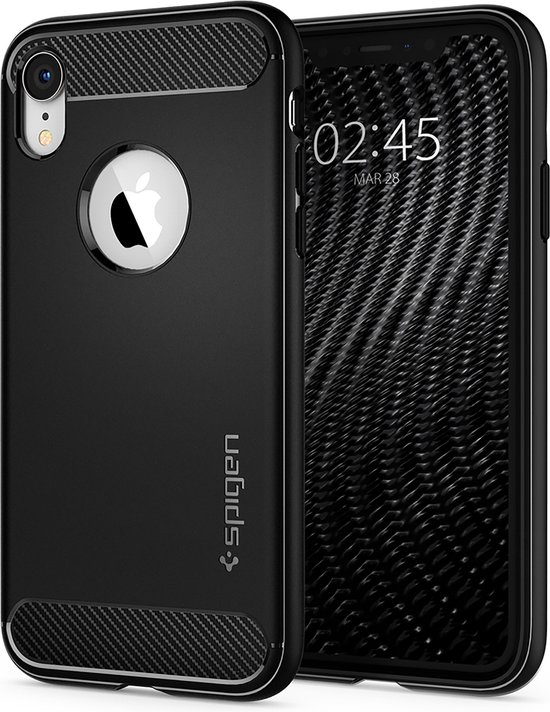 Spigen - Tough Armor Case for Apple iPhone XR - Black